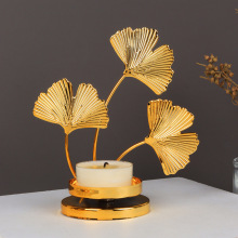 Nordic Creative Golden Iron Candlestick - Home & Office Decor