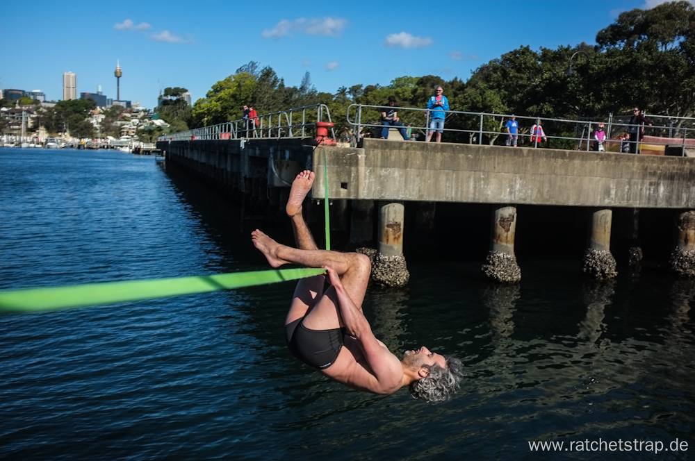 50mm Sports Slack Line Slickline with help line