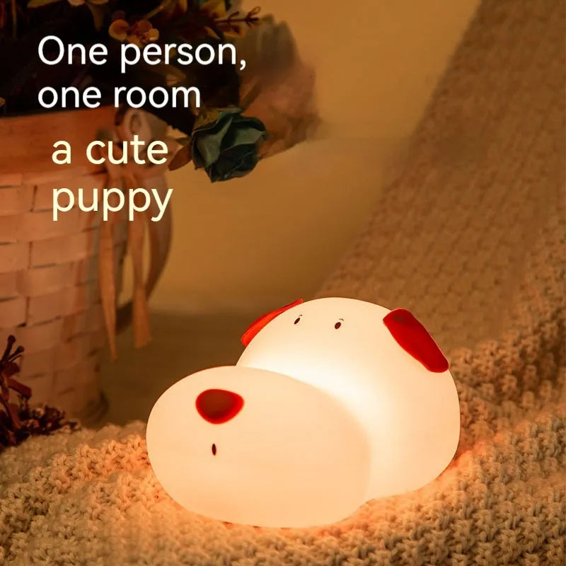 Adorable Silicone Night Light with Colorful Timer Feature