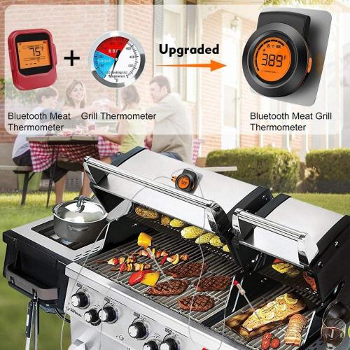 Termometer Daging BBQ Bluetooth 2 in1