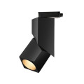 Iluminación LED de carril fijo negro LEDER 12W