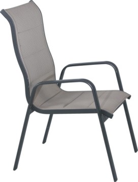 plastic and aluminium chair