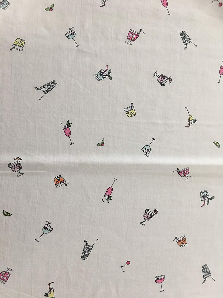 Popeline de rayonne d&#39;intérêt pour enfants, impression sur tissu large