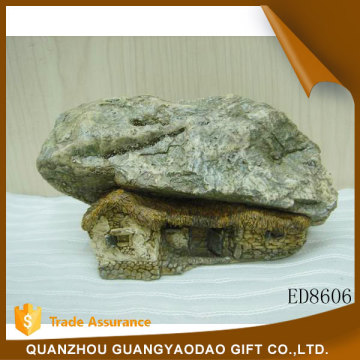 Folk Art stone carving house for decoration souvenir items gift item
