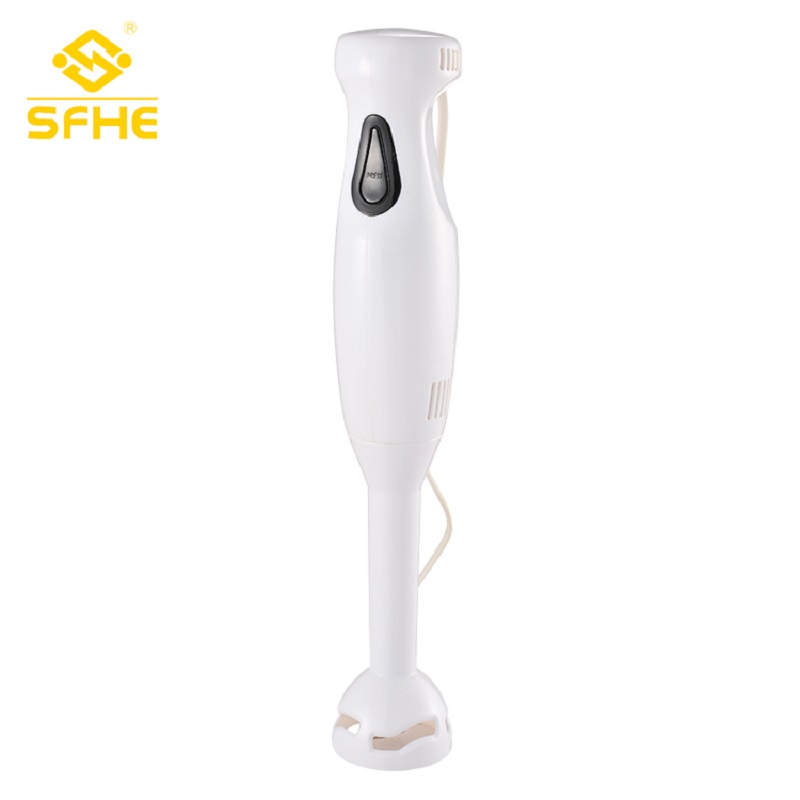 Quietly White One Speed Hand Blender