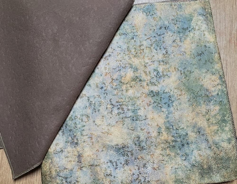 Leather Looking Velvet Fabric A