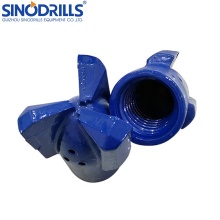 SINODRILLS Multi-Function Chevron Drag Drill Bits for Water Wells (2 1/2" to 12")