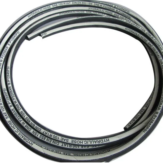 DIN En 853 3/8 High Pressure Hydraulic Pipe for Scania Volvo Daf Benz Man Iveco Truck Parts
