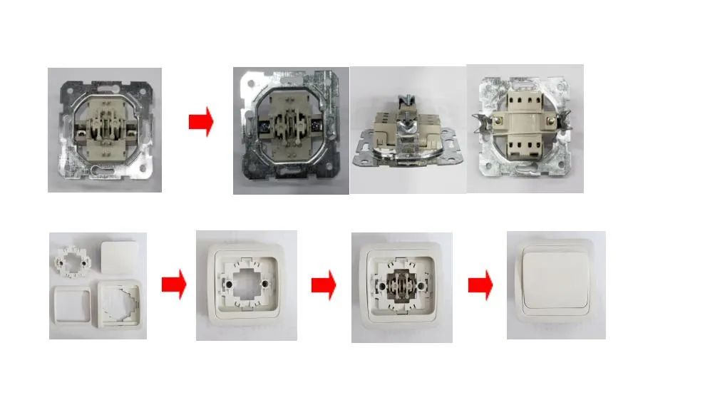 Переключатель одного направления в европейском стиле (F2001)