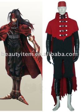 Final Fantasy VII Vincent Valentine Halloween Cosplay Costume