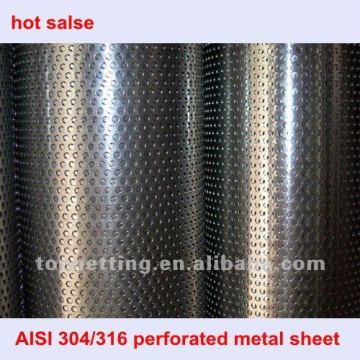 SUS 304/316 perforated metal mesh rolls