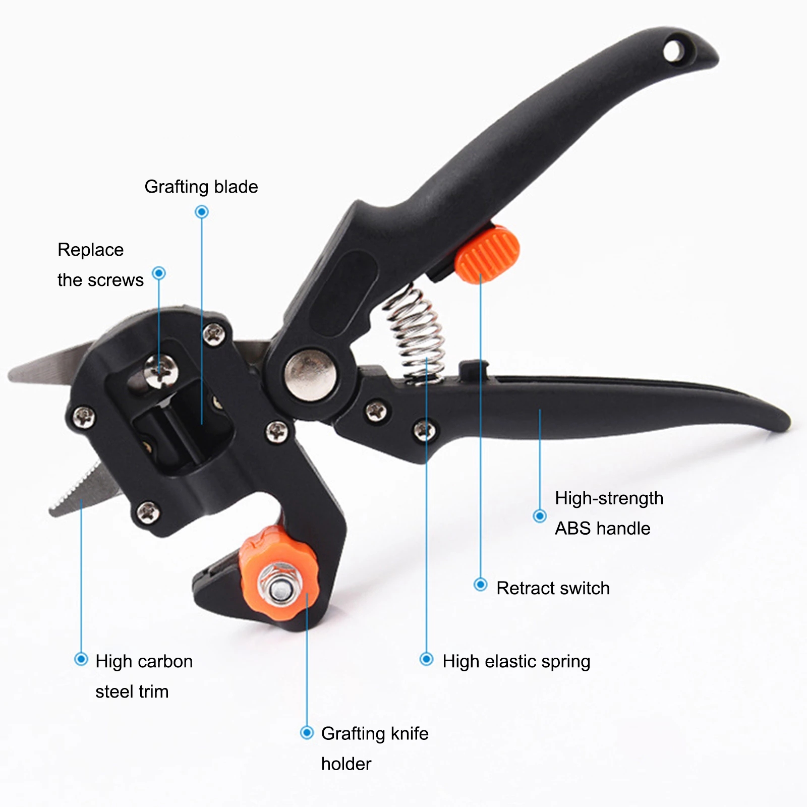 Pruning Shears Garden Tools Seedlings Pruning Fruit Tree Grafting Hardware Manufacturers Spot Wholesale Grafting Devices