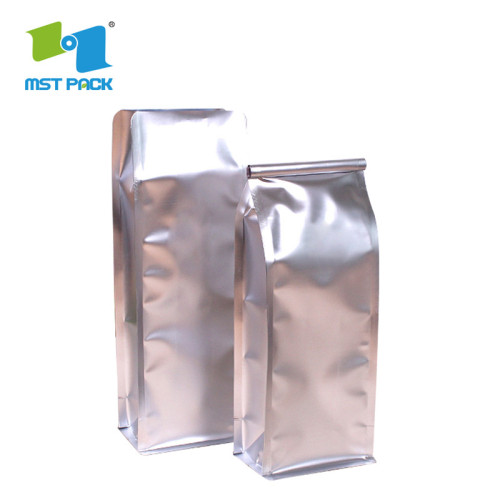 Gred Safety Flat Bottom Aluminum Foil Coffee Packaging