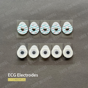Quadstrode MRT EKG Elektrode Silberchlorid EKG Elektrode