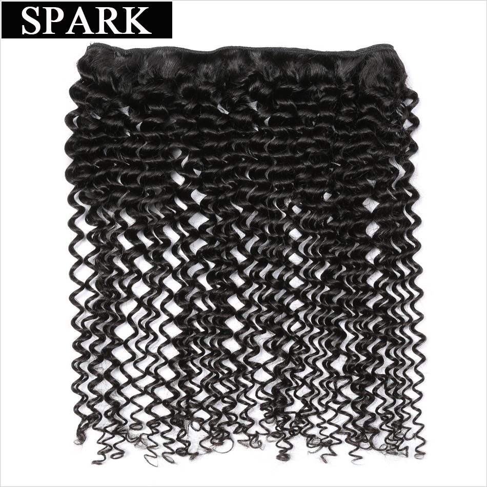 12A Brazilian Virgin Hair Extensions Afro Kinky Curly Natural Black 100% Unprocessed Human Hair Weave Bundles SPARK