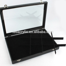 WATCH GLASS TOP JEWELRY DISPLAY CASE TRAY TRAVEL