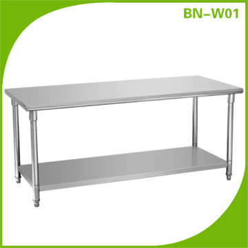 Stainless Steel restaurant Kitchen benches and tables BN-W01