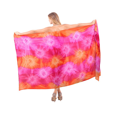 Wholesale Tie-Dye Beach Towel Bikini Wraps & Pareos