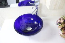 clear tempered glass basins for bathrooms N-104