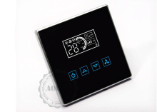 Customized touch screen thermostat switch