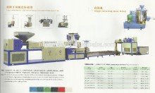Scrap plastic recycling machines line