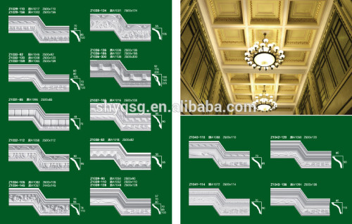 Customized Beautiful Decoration Gypsum Plaster Cornice Corners