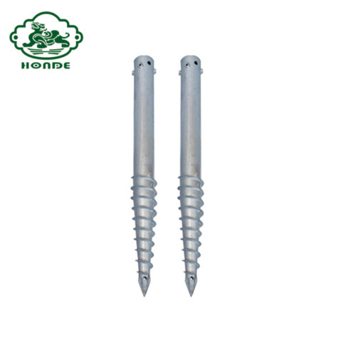 Helical Screw Piles για φράχτη