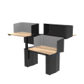 Muebles de oficina altura de mesa ajustable de mesa ajustable escritorio