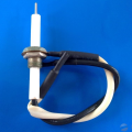 Gas oven ceramic ignition electrode