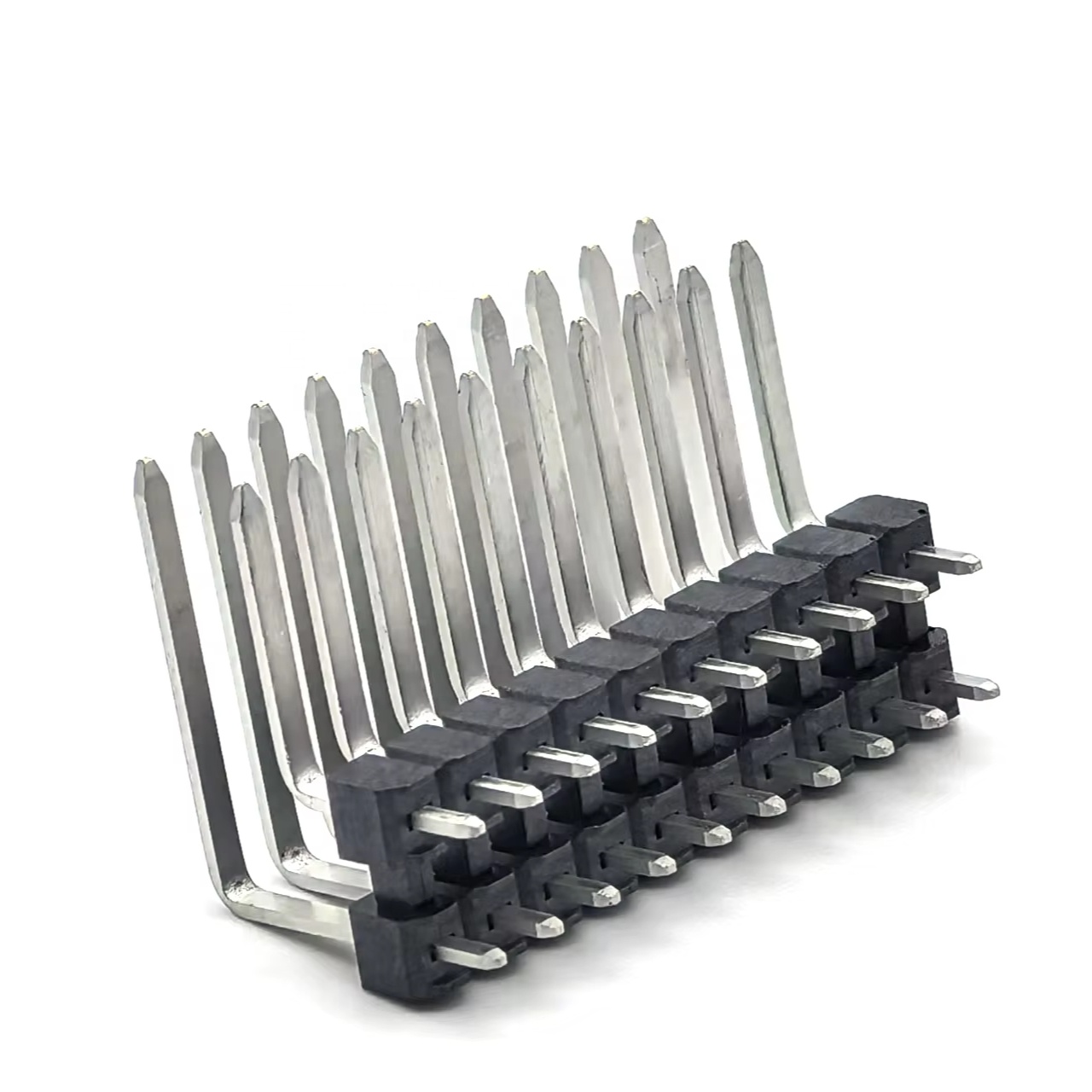 3.5mm*6.0mm Pitch Pin Header Vehicle Connector Dual Row Right Angle H4.5mm 2*10P 3.5mm*6.0mm Pitch Pin Header Vehicle Connector Dual Row Right Angle H4.5mm 2*10P