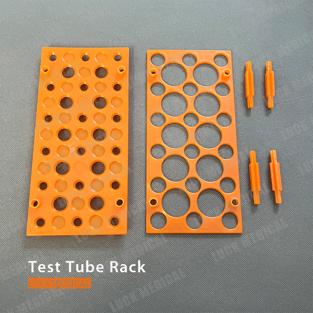 Laboratuvar test tüpleri ve test tüpü rafı