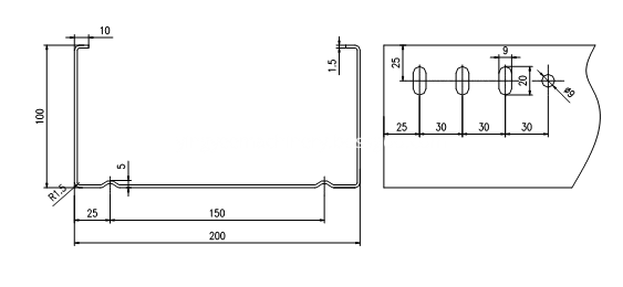 Cable tray roll forming machine