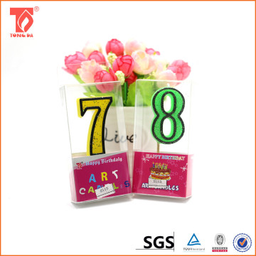 Fancy good quality cheap birthday sparkler candle