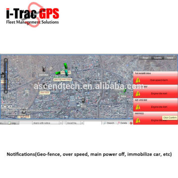 gps tracker software web server supports google earth, android and iphone