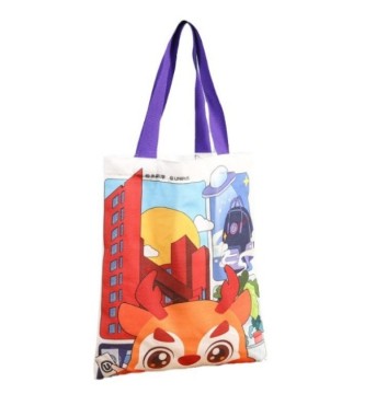 Full Print Cotton Tote Bag