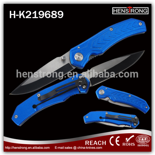 Attractive color best price aluminum handle normal sizes knife