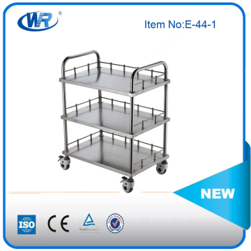 wireless nursing station ss and plastic ABS pushing trolley