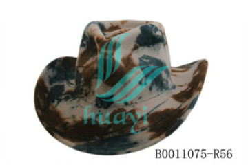 Latest Design 100% Wool Custom Printed Cowboy Hats