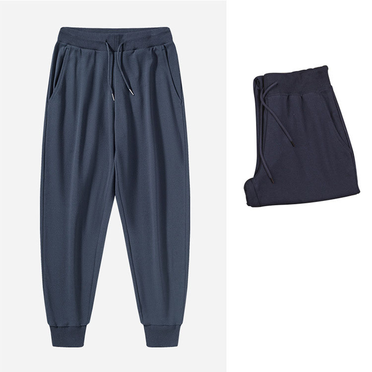 Yeni Gevşek Bel Sweatpants 280g İnce Terry İnce Spor Pantolon Günlük Pantolon Toptan