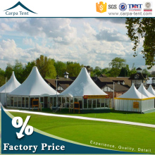 Garden backyard hexagon wedding tent 6-10 width