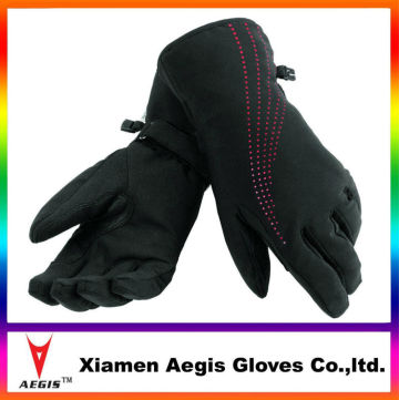 Hot sale Waterproof Breathable Membrane Warm Goat Skin Ski Glove rechargeable heated ski glove