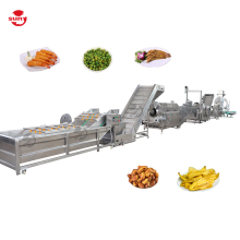 Salted Peanut and Chip Frying Machine | Corn Banana Chip Fish Shrimp Fryer Production Line