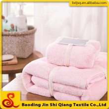 Wholesale All Cotton Solid Colour Bath Terry Towel Set