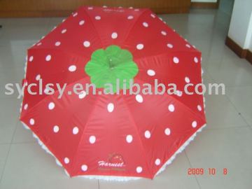 double ribs umbrella