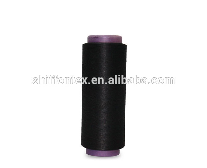 Spandex Covered Polyester Yarns