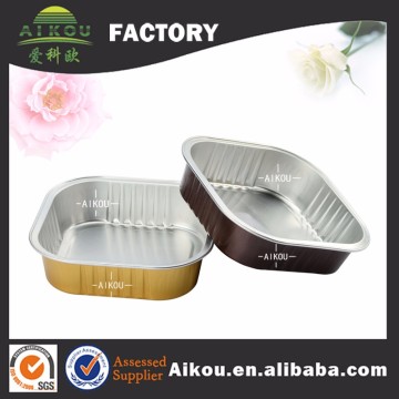 Small airtight square foi baking cup China manufacturer