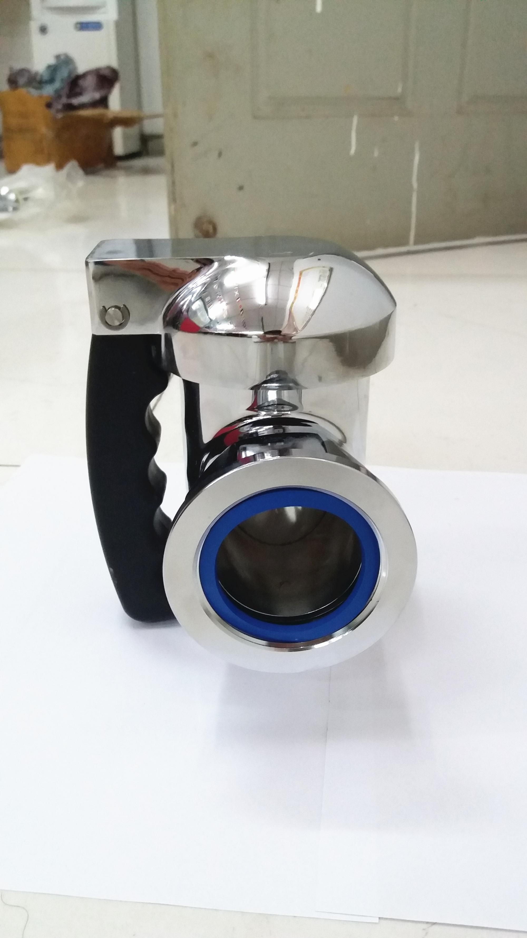 Fully Jacketed Stationary Kettle Plug type food product draw-off valve of standard 2" diameter