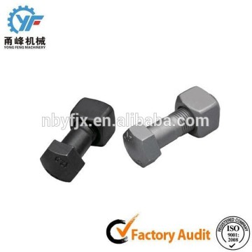 Excavator bulldozer spare parts track bolts and nuts 4F3654