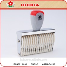 16 digital number stamp,rubber text stamp