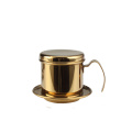 Champagne Gold StainlessSteel VietnamitaCafetera